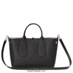 Roseau Handbag M Women Longchamp 8RTH80103 Black - Image 4