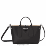 Roseau Handbag M Women Longchamp 8RTH80103 Black - Image 5