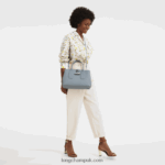 Roseau Handbag M Women Longchamp 8RTH80107 Cloud Blue - Image 2
