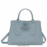 Roseau Handbag M Women Longchamp 8RTH80107 Cloud Blue