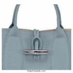Roseau Handbag M Women Longchamp 8RTH80107 Cloud Blue - Image 7
