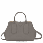 Roseau Handbag M Women Longchamp 8RTH80108 Turtledove - Image 4