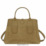 Roseau Handbag M Women Longchamp 8RTH80118 Bronze - Image 4