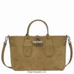 Roseau Handbag M Women Longchamp 8RTH80118 Bronze - Image 5