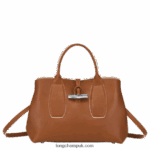 Roseau Handbag M Women Longchamp 8RTH80121 Cognac