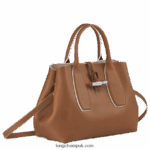 Roseau Handbag M Women Longchamp 8RTH80121 Cognac - Image 3