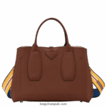 Roseau Handbag M Women Longchamp 8RTH8097 Ebony - Image 4