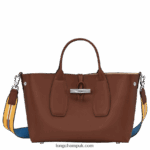 Roseau Handbag M Women Longchamp 8RTH8097 Ebony - Image 5