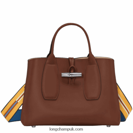 Roseau Handbag M Women Longchamp 8RTH8097 Ebony