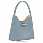 Roseau Hobo bag M Women Longchamp 8RTH80379 Cloud Blue - Image 3