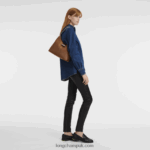 Roseau Hobo bag M Women Longchamp 8RTH80382 Cognac - Image 2