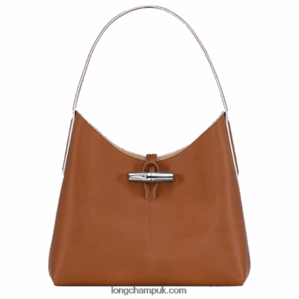 Roseau Hobo bag M Women Longchamp 8RTH80382 Cognac