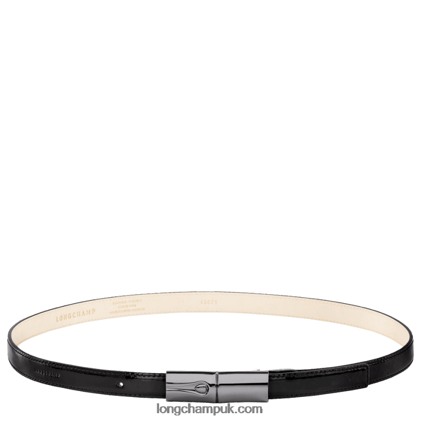 roseau_ladies_belt_women_longchamp_8rth80908_black.png Roseau Ladies' belt Women Longchamp 8RTH80908 Black - Image 1