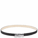 Roseau Ladies' belt Women Longchamp 8RTH80909 Black