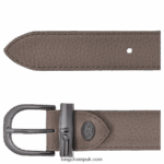 Roseau Ladies' belt Women Longchamp 8RTH80913 Grey - Image 2