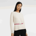 Roseau Ladies' belt Women Longchamp 8RTH80915 Fuchsia - Image 2