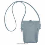 Roseau Phone case with lace Women Longchamp 8RTH80687 Cloud Blue - Image 4