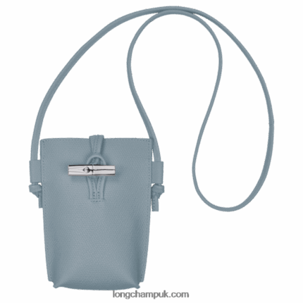 Roseau Phone case with lace Women Longchamp 8RTH80687 Cloud Blue