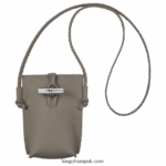 Roseau Phone case with lace Women Longchamp 8RTH80688 Turtledove