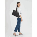Roseau Tote bag L Women Longchamp 8RTH80368 Black - Image 2