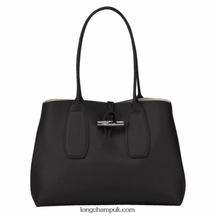 Roseau Tote bag L Women Longchamp 8RTH80368 Black
