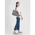 Roseau Tote bag L Women Longchamp 8RTH80370 Turtledove - Image 2