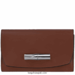 Roseau Wallet Women Longchamp 8RTH80562 Ebony