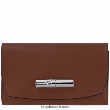 Roseau Wallet Women Longchamp 8RTH80562 Ebony