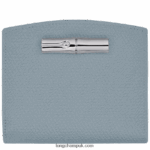 Roseau Wallet Women Longchamp 8RTH80585 Cloud Blue