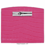 Roseau Wallet Women Longchamp 8RTH80593 Fuchsia