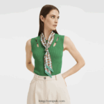 Spring/Summer 2023 Collection Bandeau Women Longchamp 8RTH801024 Turquoise - Image 4