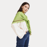 Spring/Summer 2023 Collection Shawl Women Longchamp 8RTH80978 Green Light - Image 2