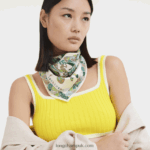 Spring/Summer 2023 Collection Silk scarf 50 Women Longchamp 8RTH801007 Grass/Green Light - Image 2