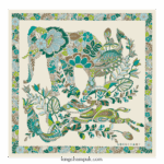 Spring/Summer 2023 Collection Silk scarf 50 Women Longchamp 8RTH801007 Grass/Green Light
