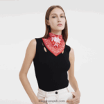 Spring/Summer 2023 Collection Silk scarf 50 Women Longchamp 8RTH801016 Orange - Image 2