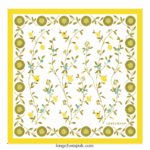 Spring/Summer 2023 Collection Silk scarf 50 Women Longchamp 8RTH801019 Lemon
