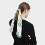 Spring/Summer 2023 Collection Silk scarf 70 Women Longchamp 8RTH801029 Turquoise - Image 2