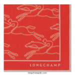 Spring/Summer 2023 Collection Silk scarf 70 Women Longchamp 8RTH801030 Orange - Image 2