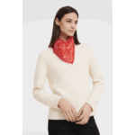 Spring/Summer 2023 Collection Silk scarf 70 Women Longchamp 8RTH801030 Orange - Image 3