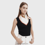 Spring/Summer 2023 Collection Silk scarf 70 Women Longchamp 8RTH801033 Orange - Image 2
