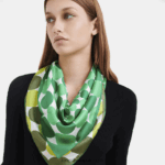 Spring/Summer 2023 Collection Silk scarf 70 Women Longchamp 8RTH801036 Grass/Green Light - Image 2