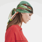 Spring/Summer 2023 Collection Silk scarf 70 Women Longchamp 8RTH801038 Grass/Green Light - Image 2