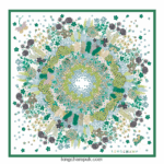 Spring/Summer 2023 Collection Silk scarf 90 Women Longchamp 8RTH801041 Grass/Green Light