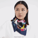 Spring/Summer 2023 Collection Silk scarf 90 Women Longchamp 8RTH801049 Multicolor - Image 2