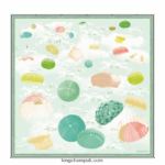 Spring/Summer 2023 Collection Silk scarf 90 Women Longchamp 8RTH801053 Sky Blue