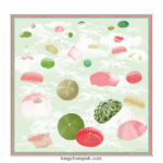 Spring/Summer 2023 Collection Silk scarf 90 Women Longchamp 8RTH801055 Grass/Green Light
