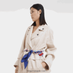 Spring/Summer 2023 Collection Silk scarf 90 Women Longchamp 8RTH801056 Navy - Image 2