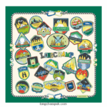 Spring/Summer 2023 Collection Silk scarf 90 Women Longchamp 8RTH801058 Grass/Green Light