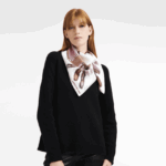 Spring/Summer 2023 Collection Silk scarf 90 Women Longchamp 8RTH801059 Pink - Image 2