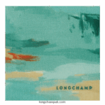 Spring/Summer 2023 Collection Stole Women Longchamp 8RTH801000 Aqua - Image 2
